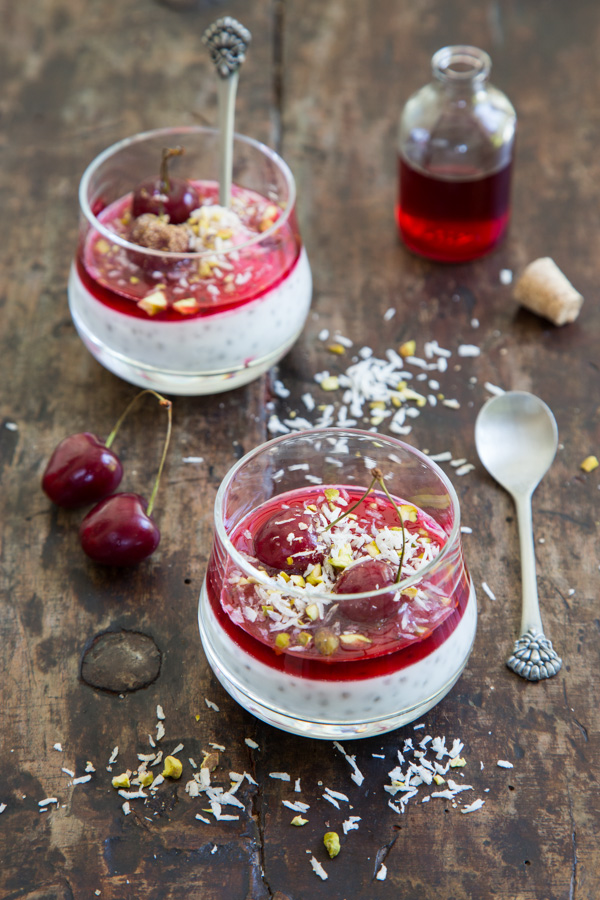 מלבי טבעוני עם צ'יה